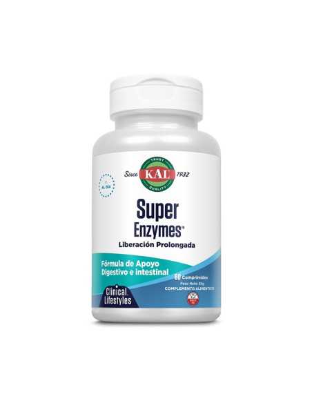 Super enzymes 60 comprimidos KAL Super enzymes 60 comprimidos KAL